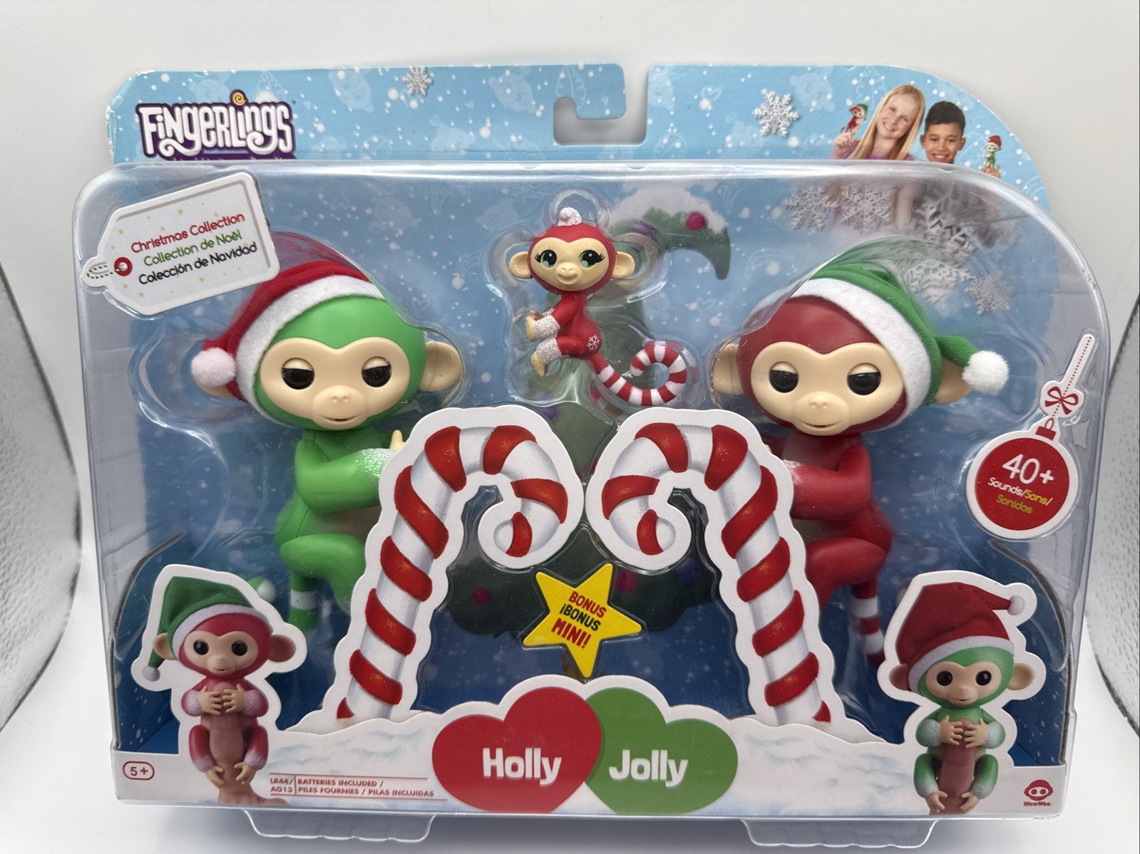 Fingerlings - Holly & Jolly 2-Pack with Bonus Mini Fingerling Exclusive - New