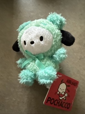 Sanrio 4  Pochacco Costume Panda Plushie Plush Round 1 EXCLUSIVE COLLAB NEW NWT