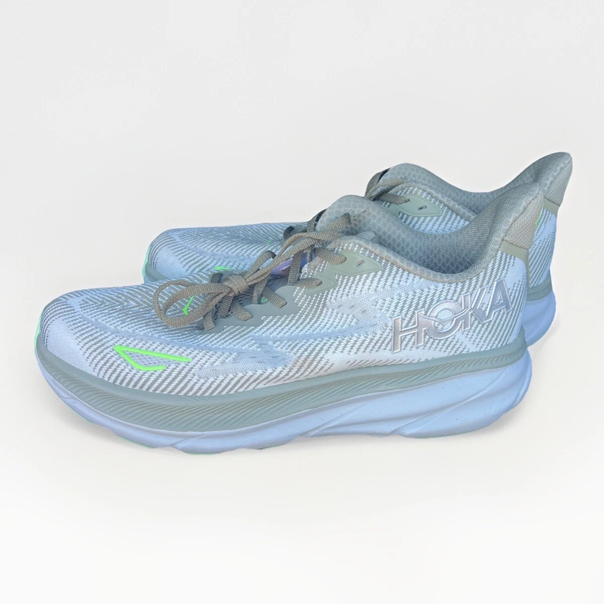 Hoka Clifton 9 Running Shoes Men\'s 7 Olive Haze Mercury‎ Sneaker Active Athletic Hoka One One HOKA Clifton 9 Olive Haze Mercury for sale | eBay main image 4