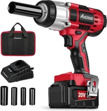 AVID POWER Cordless Impact Wrench, 1/2 Impact Gun w/Max Torque 330 ft lbs (450N
