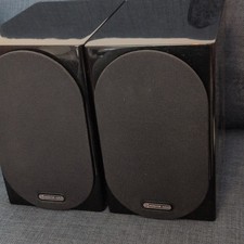 Monitor Audio Silver 50 Bookshelf Speakers Pair Black 100W RMS 8 Ohm Bi-Wire