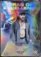 2026 Topps Chrome WWE #ERA-16 Sami Zayn Eras of Excellence