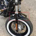 Gloss Black Short Front Fender Mudguard For Harley Sportster XL 48 1200XL 10-17