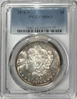 1878-S Morgan $1 Silver Dollar, PCGS MS63, Nice Luster with Rim Edge Toning