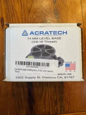 Acratech Leveling Base, with 3/8" Tripod Thread - Supports 25 lb (11.4 kg)
