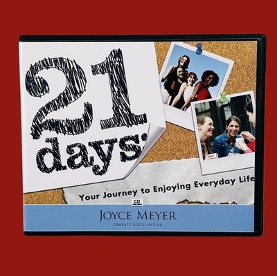 Joyce Meyer 21 Days Your Journey to Enjoying Everyday Life 3 CD Devotional Audio