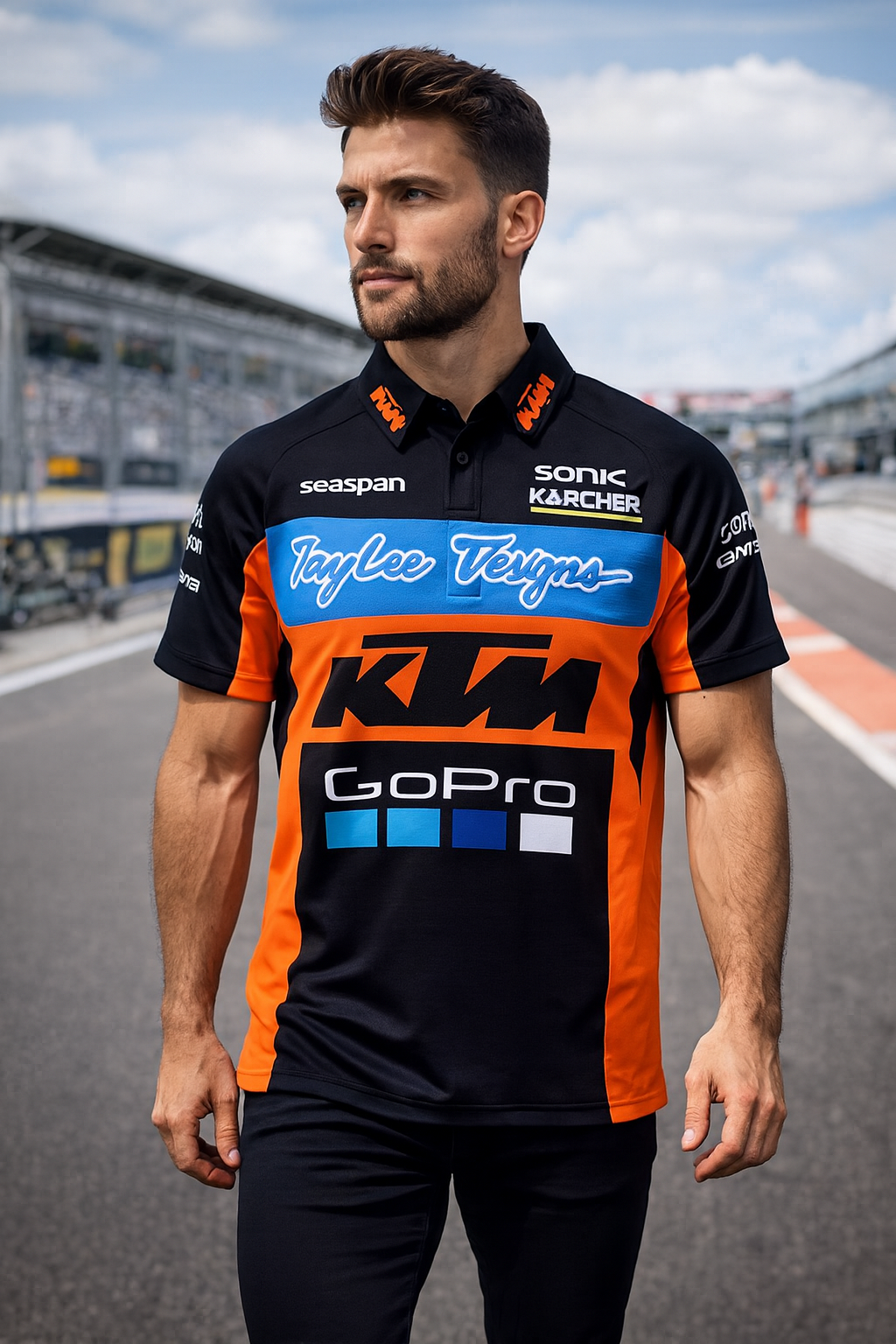 Racing Team Shirt 2XL with KTM GoPro Graphics – Motorsports Performance Wear