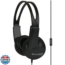 Koss UR10i Lightweight Wired Headphone, Black