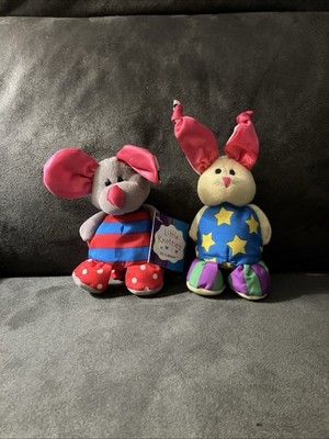 Lamaze Little Knotties Whiskers the Rabbit & Squeak The Mouse Rare