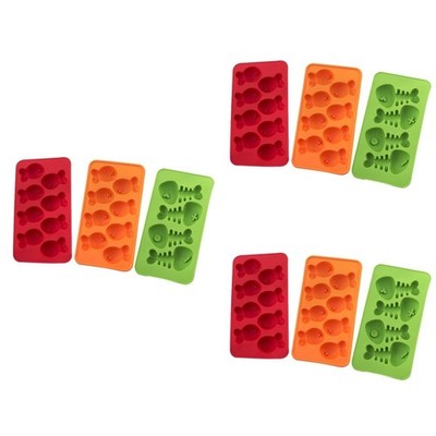  3 PCS Eiswürfelform Eiswürfelbehälter Süßigkeitenformen Aus Silikon