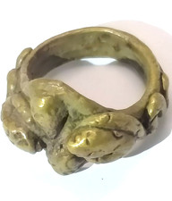 Naga Pierścień węża Amulet Tajska Magia Bogactwo Sukces Ochrona Talizman