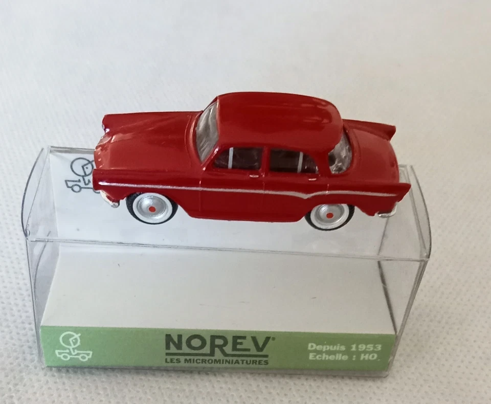 SIMCA P60 Aronde rouge - Norev - 1/87 - Photo 2/4