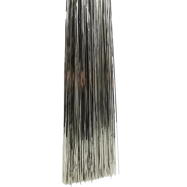 Silbergrau Lametta GläNzend Glatt 50Cm - Weihnachtsschmuck-image