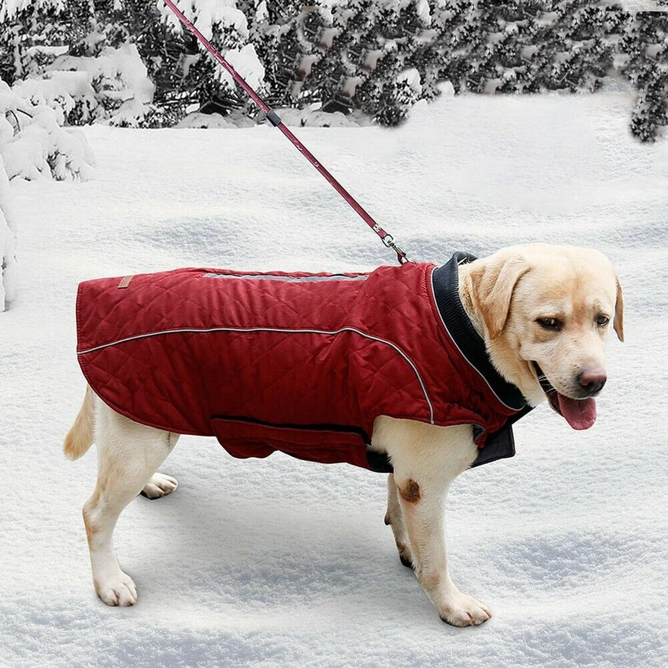 Retro Design Cozy Winter Dog Jacket Vest Warm Pet Outfit Clothing - Image 3 of 3