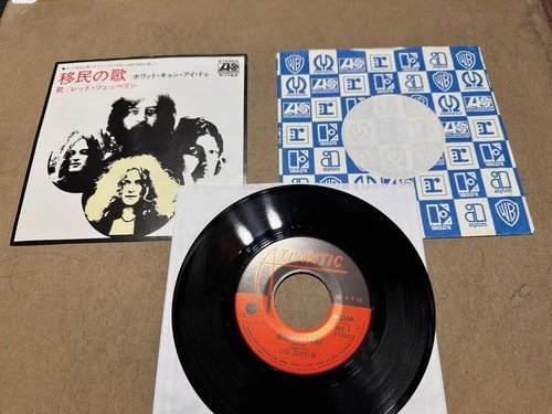 Led Zeppelin Japanese 7-inch Pic Sleeve 45 Immigrant Song/ Hey Hey What can I Do