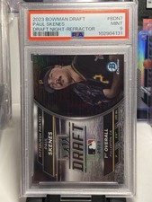 PSA 9 PAUL SKENES 2023 BOWMAN CHROME Draft Night REFRACTOR/250 RC GEM MINT SSP 