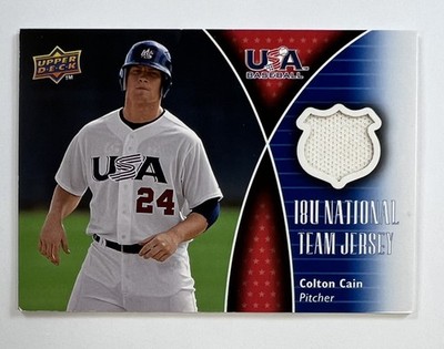 2009 Upper Deck USA Baseball #I8U-CC Colton Cain Team Jersey AR142