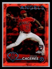 2024 Topps Chrome Sapphire Edition #680 Kelvin Caceres Orange #/25