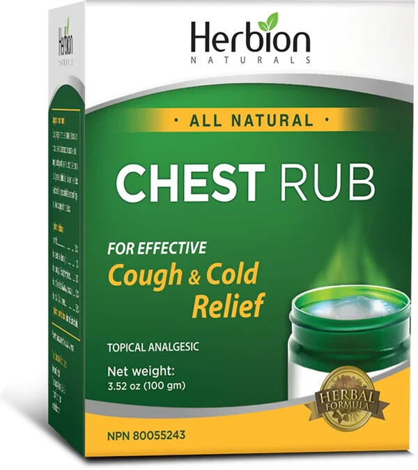 HERBION ALL NATURAL CHEST RUB SOOTHING OINTMENT 3.53 OZ /100g eBay