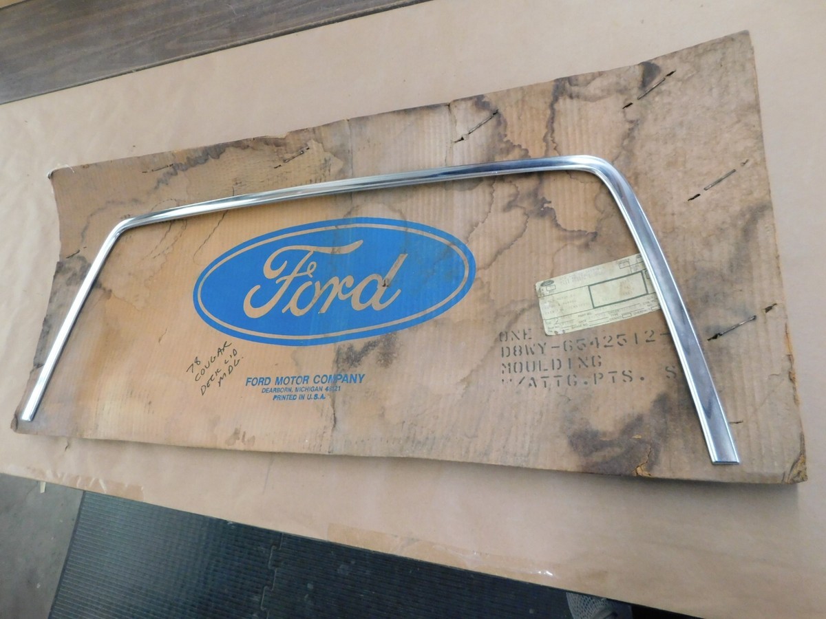 NOS OEM Ford 1978 1979 Mercury Cougar Trunk Deck Lid Moulding Trim