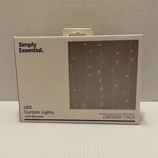 Simply Essential Led Curtain Lights Great For Bedroom / College Dorm / Game Room