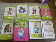 Larger Size Unique Old Maid Card Game Cards 2017 w/Box Tray Complete Nice