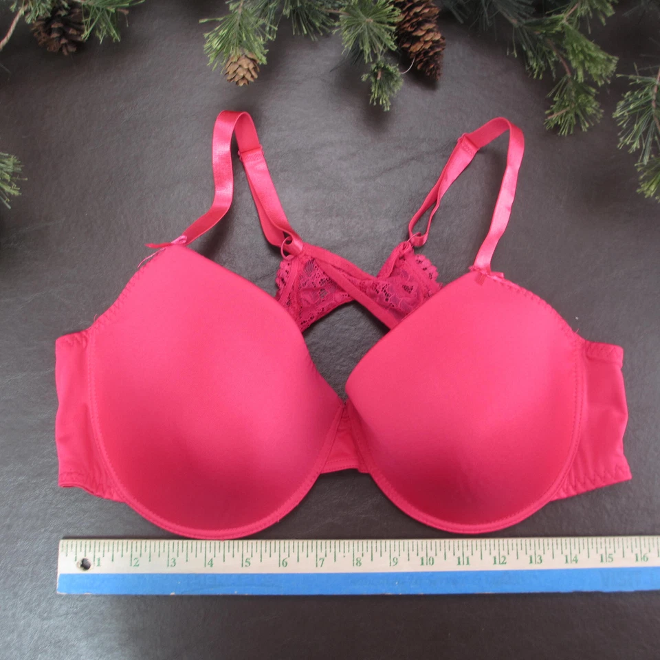 Бюстгальтер Delta Burke 42D красный с подкладкой на косточках регулируемая застежка сзади - Изображение 2 из 4