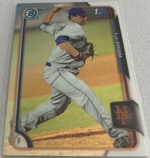 2015 Bowman Chrome Baseball T.J. Chism New York Mets 1st Bowman #BCP77