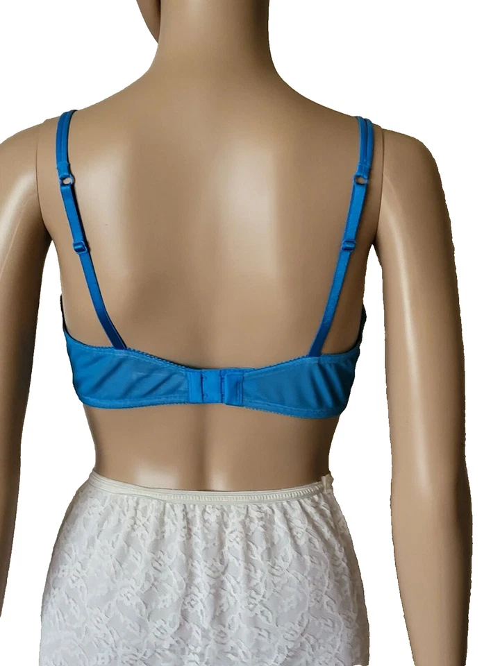 Sujetador Balconette B.tempt'd Ciao Bella 953144 con aros azul talla 36C Foto 3 de 4