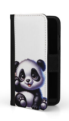Flip Case Hello Panda Nr.525 Klapphülle Cartoon für iphone X / Xs