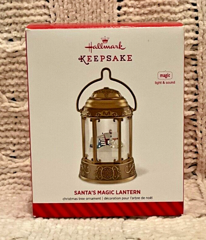 Santa's Magic Lantern Hallmark ornament 2014 magic, light & sound