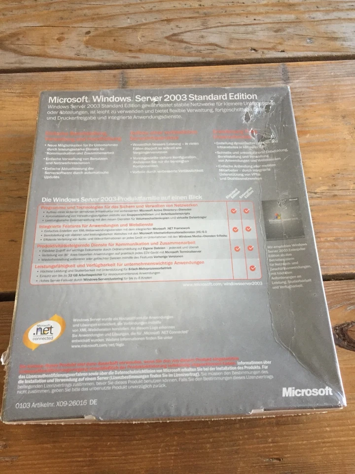 MS Windows Server 2003 Standard Edition, mit 10 Clients, Deutsch - Bild 2 von 3