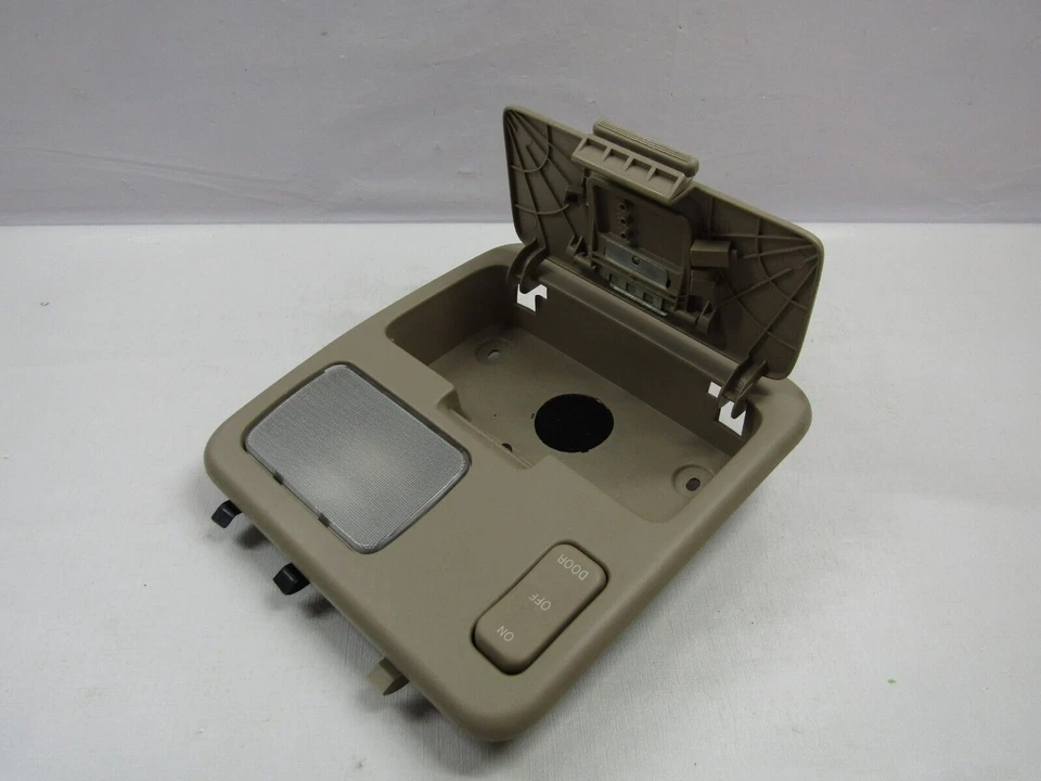 2001-2003 Toyota Sienna купол карта интерьера света гаража пульт дистанционного управления Cubby желтовато-коричневый OEM - Изображение 2 из 4