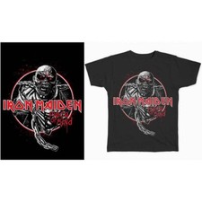 Image of Iron Maiden 'Piece Of Mind Circle' Black T shirt - NEW