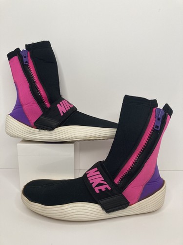 Vtg Women '89 Nike Aqua Gear Sock Water 