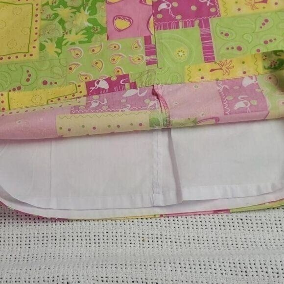 Cotton Connection Colorful Lined Patchwork Cotton… - image 5