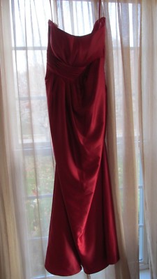 Castle Couture Cranberry Sleeveless Bridesmaid Gown Cocktail Dress Size 22 | eBay Castle Couture Cranberry Sleeveless Bridesmaid Gown Cocktail Dress Size 22 | eBay