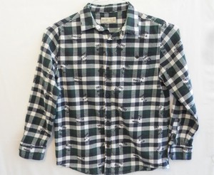 zara green flannel