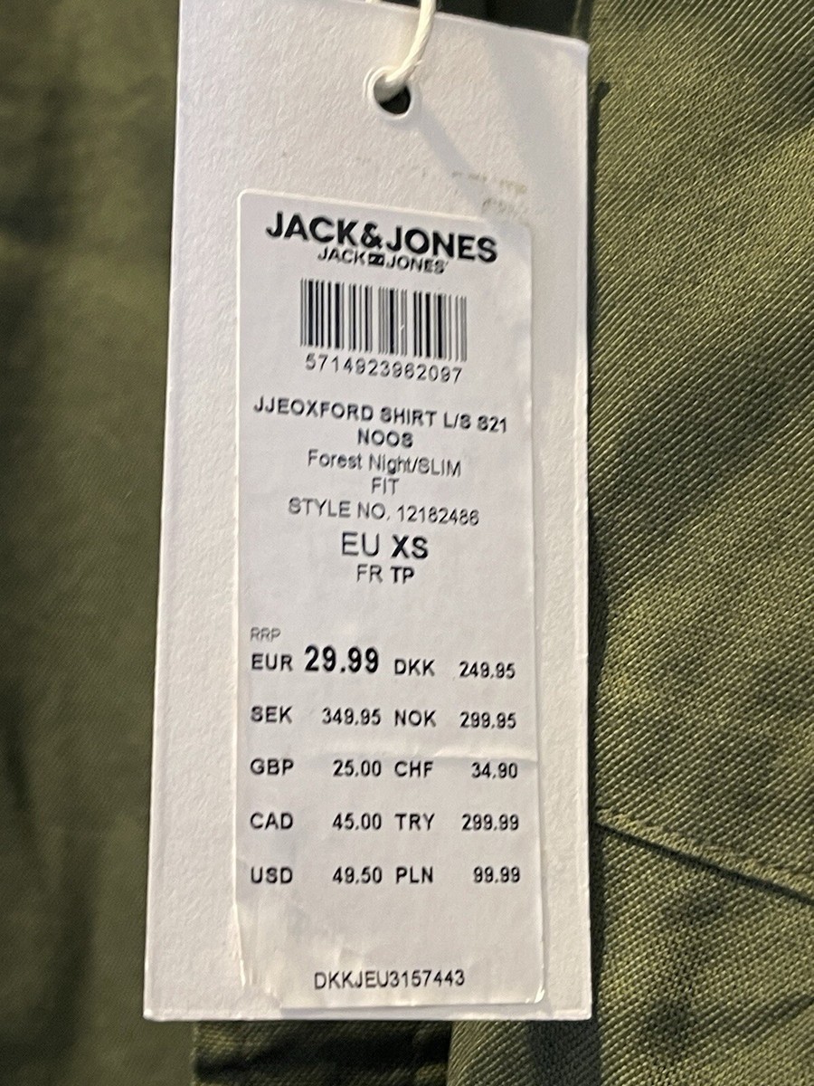 Jack Jones Shirt Size XS BNWT | eBay UK