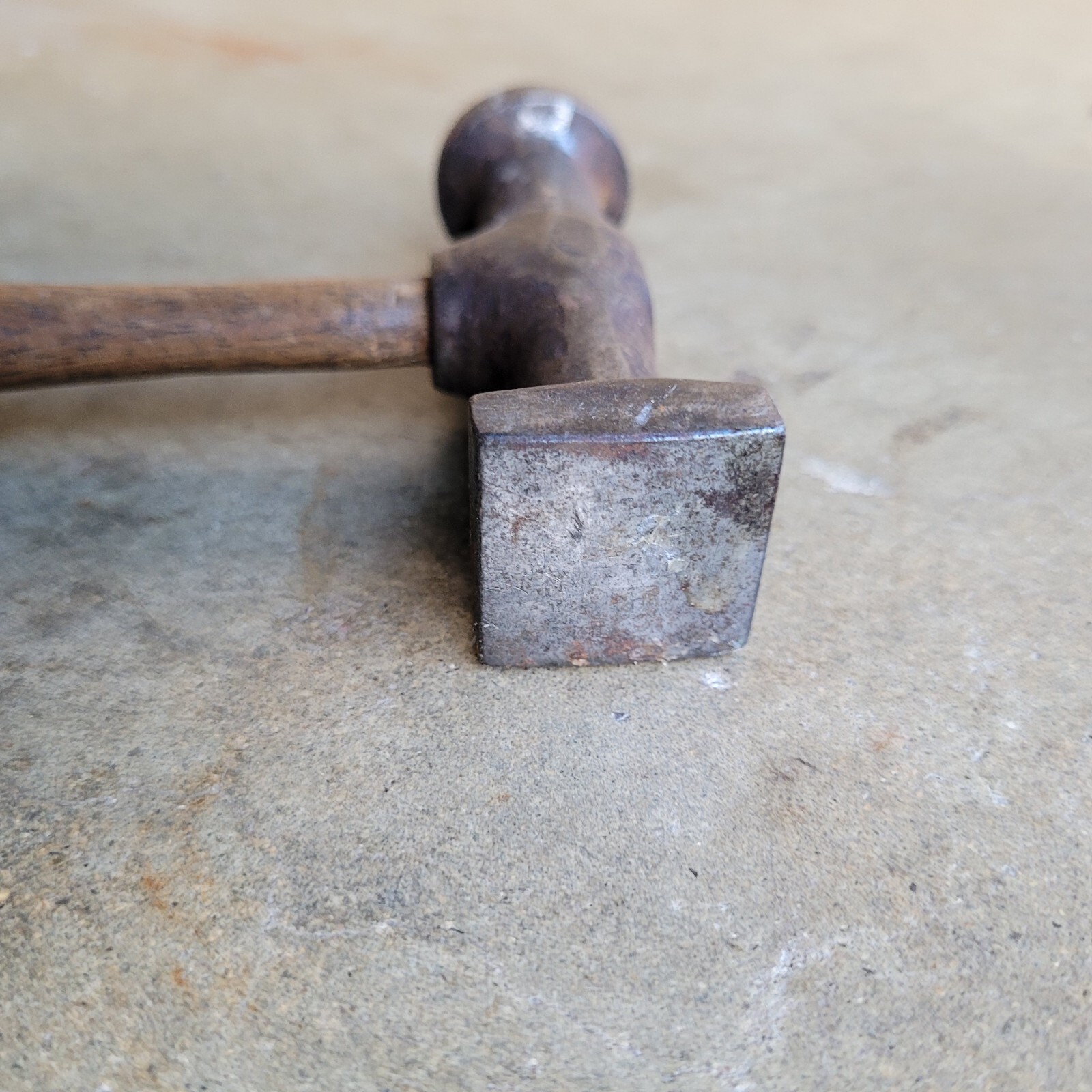 Vintage General Purpose Auto Body Hammer 2Headed Square & Round Pexto