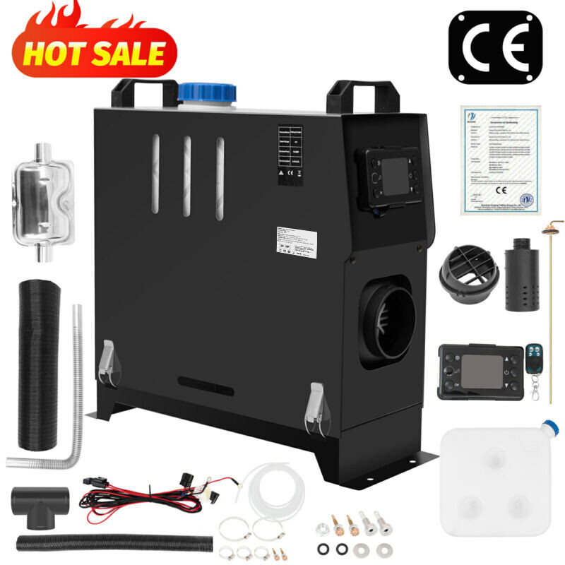 Winter Pro 8KW Diesel Heater 12V - LCD Monitor & Remote for Vehicles/Campers