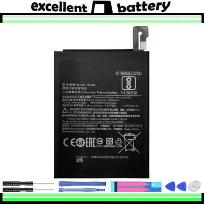 for XIAOMI Redmi Note 6 Pro Battery Replacement 4000mAh (BN48)