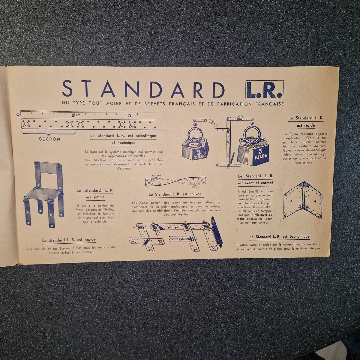 Lot De 3 Catalogues Standard L.R. Louis Roussi – Type Meccano – Années 60/70 – France
