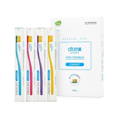 [ATOMY] Compact Toothbrush 1Set (8ea) K-Beauty