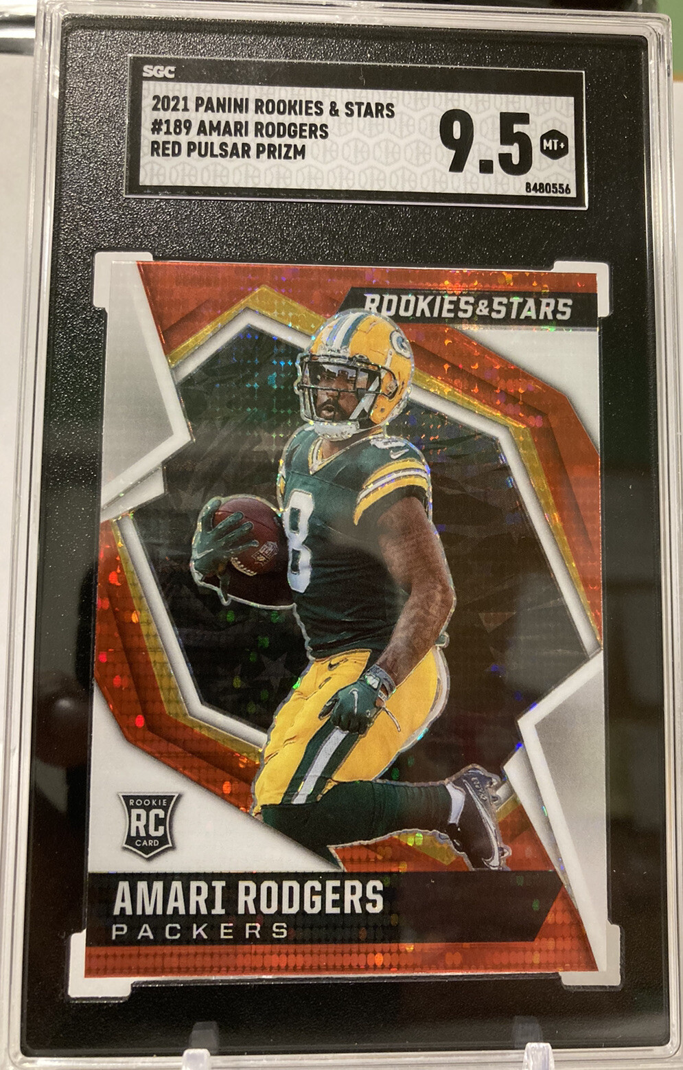 Amari Rodgers Panini Rookies & Stars #189 Green Pulsar
