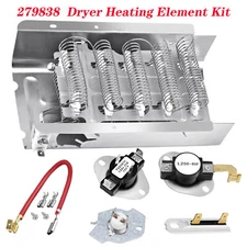 279838 W10724237 Dryer Heating Element Kit 3387134 3977393 3977767 3392519