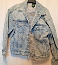 Wild Fable XXS Oversized CROPPED DISTRESSED TRUCKER JEAN JACKET MSRP 32