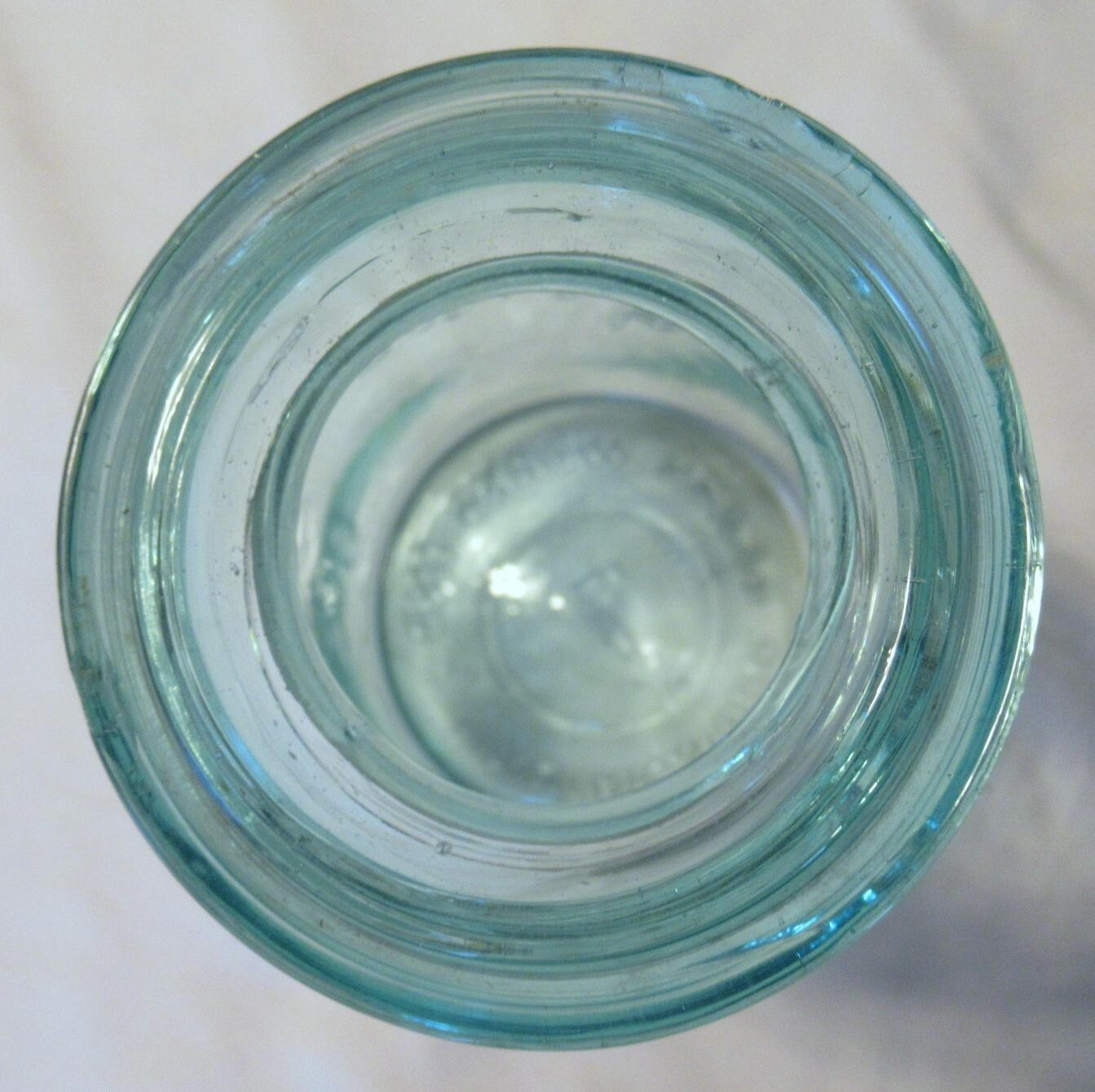 Standard Indianapolis Glass Works Ind Wax Sealer Quart Canning Mason