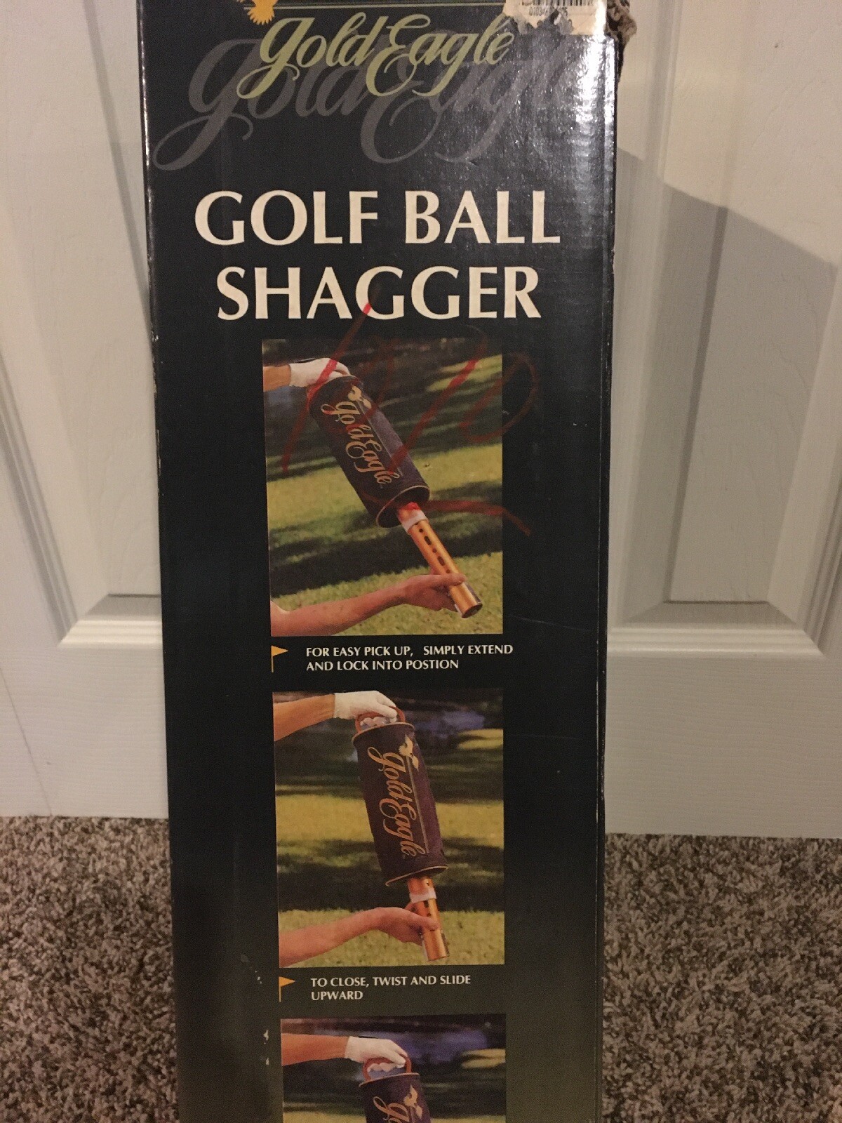 Gold Eagle 90440 Aluminum Golf Ball Shag Bag Shagger 11027