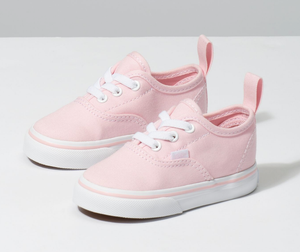 pink and white toddler vans